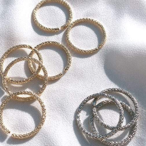 Bague Mini Ring fil diamanté