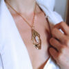 collier pour mariage avec une perle naturelle