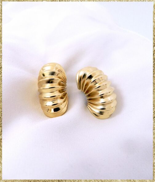 Boucles Montmartre or jaune 24 carats