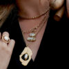 chaine serpent amazonia or jaune raz de cou joorn bijoux bijoux fait main